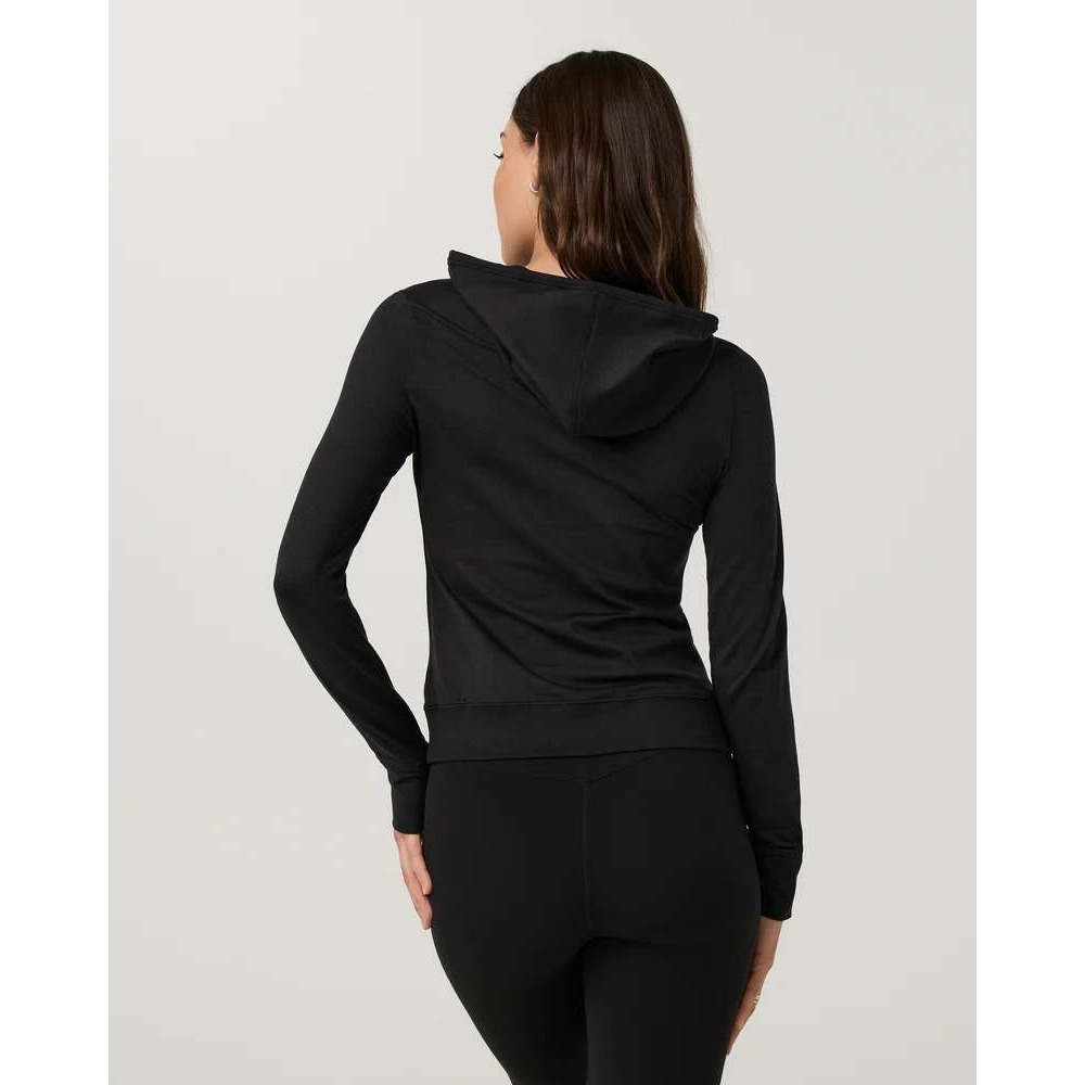 Vuori Halo Mini FZ Hoodie Black Heather Size Small New With Tags - Picture 2 of 9